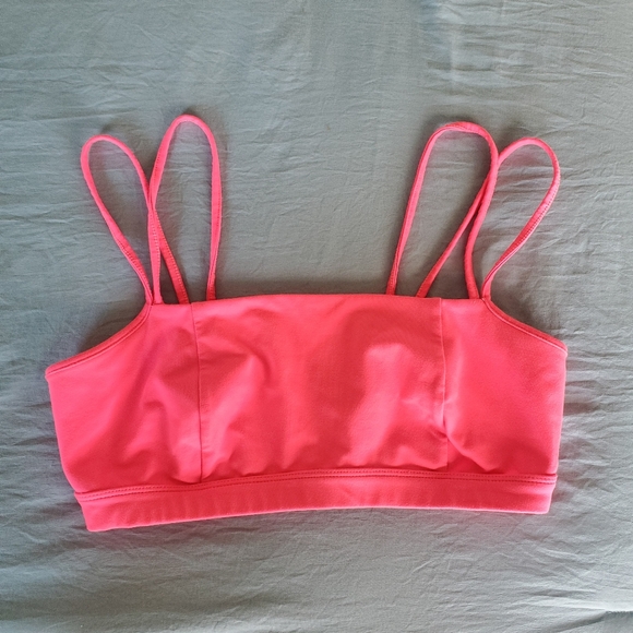 Free People Idris Solid Bra in Tropical Pink - Picture 3 of 6